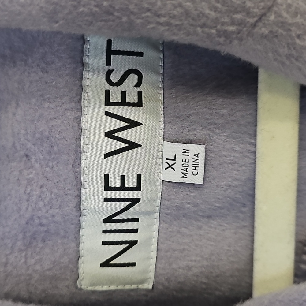 Nine West Women's Soft Lavender Pea Coat - Picture 2 of 4
